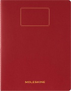 Zeszyt Moleskine Student Cahier XXL (21.6X27.9 cm) w Linie Czerwony/Szkarłatny (Moleskine Student XXL Ruled Scarled Red Soft Cover) - 8056999276874